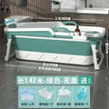Tub Bathtubs Adult Folding bathtub Household Foaming hot Simple Adult Bathing Tub Full Body Sweat Portable Steam Bathing Basin