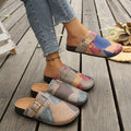 Spring/ Autumn Elegant Color Blocked Street Casual Mueller Shoes Fashionable Hot Selling New Comfortable Plus Size Women's Shoes
