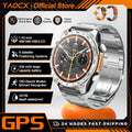 2026 New Military Smart Watch Men Built-in GPS 530mah Bluetooth Call 3ATM Waterproof Barometric Altimeter Sports Smart Watches