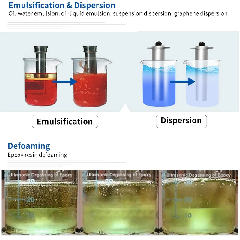 Immersible 28KHz Ultrasonic Transducer Vibrator Rod Ultrasound Vibration Probe Nano Solvent Dispersion Oil Emulsifier Mixer