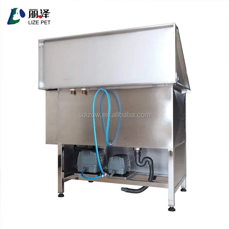 AIROW Stainless Steel Pet Spa Bathtub, Pet Bath Pool Factory Direct Stainless Steel Pet Surf Sink
