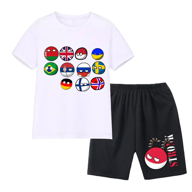 Countryball Polandballs Clothes for Summer Toddler Girls | SAMAG