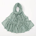 2024 Muslim Modal Rayon Cotton Hijab Shawls For Women Plain Scarf Big Size Headscarf Islamic Turban Headband 190*85cm