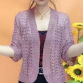 Spring Summer New Ice Silk Knit Cardigan Women | SAMAG