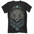 Creative Design Russian Spirit Russia Slavs Bear Runes Printed T-Shirt. Summer Cotton Short Sleeve O-Neck Mens T Shirt New S-3XL