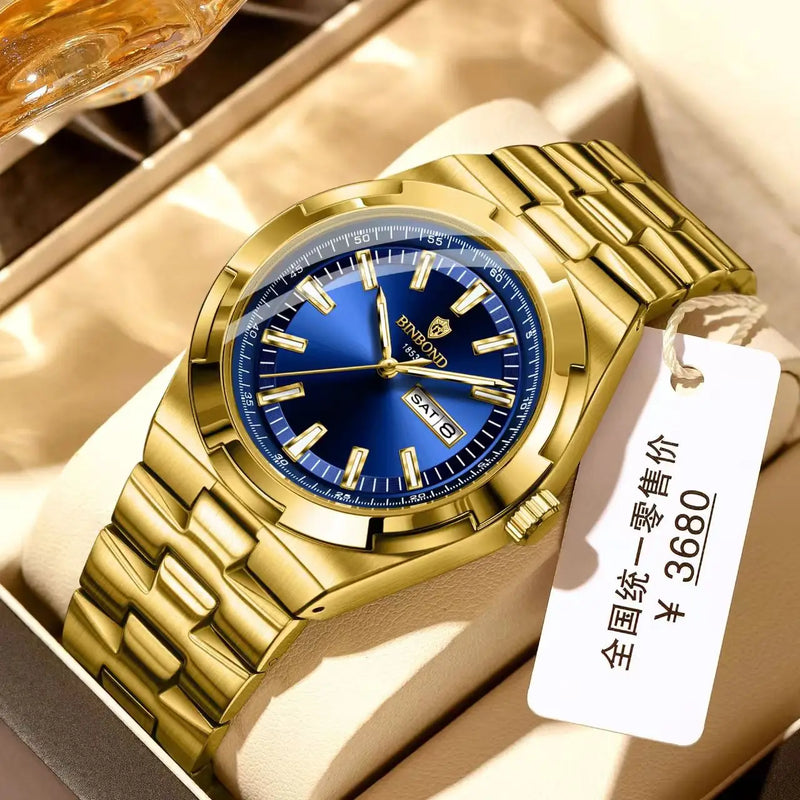 2026 New Luxury Men Business Watches Calendar Quartz Wristwatches For Mens Clock Reloj Hombre