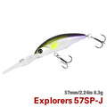 TSURINOYA 57SP Deep Dive Suspending Minnow SHAD Fishing | SAMAG