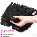 Burmese Curly Hair Bundles Pixie Curly Bundles 100% Raw Human Hair Ocean Spiral Curly Double Drawn Vietnamese Hair Weave Deep Wave
