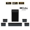 ULTIMEA Poseidon D80 Boom 7.1ch Soundbar with Dolby Atmos, the Upgraded Wireless Subwoofer & 4 Surround Speakers, APP Control