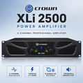 XLi 2500 Power Amplifier Professional Audio DJ Equipment Line Array Speakers Subwoofer Speakers Stage Wedding KTV Home Use