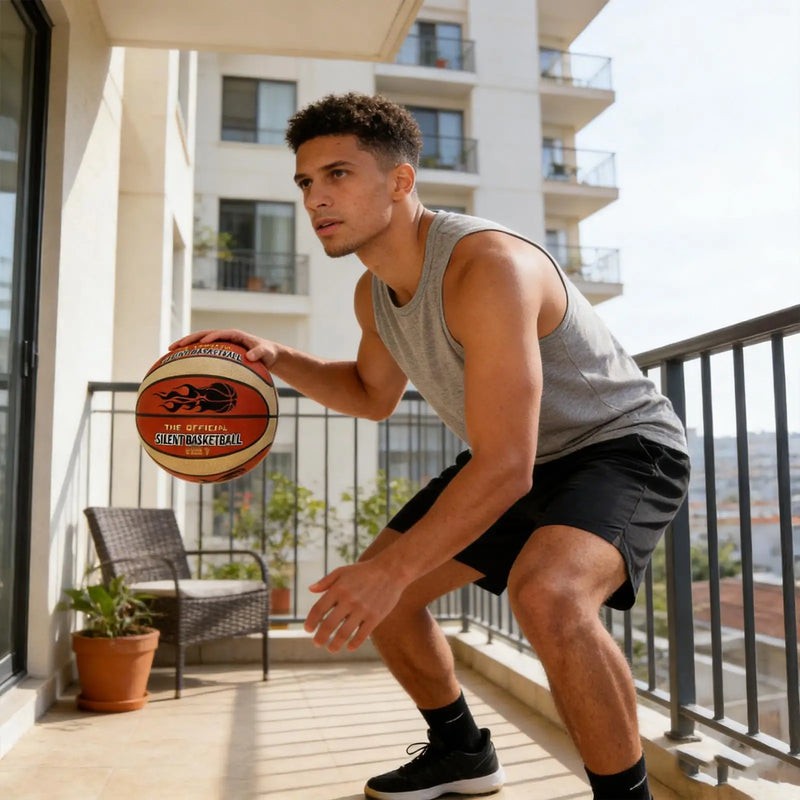 Airless Basketball Soundless Easy Grip For Indoor | SAMAG
