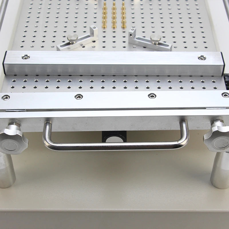 PTR-C300 Manual Frameless Solder Paste Printing Table Solder Paste Printer Platform for PCB SMT Assembly