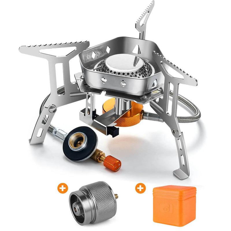 3500/5800W Big Power Gas Stove Camping BBQ Picnic Burner Portable Outdoor Windproof Fishing Hiking Heating Stove Wholesale