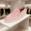 Spring and Autumn Hot Women's Le Fu Shoes Classic Round Head Shallow Mouth Genuine Leather Women's Shoes Retro Daily Shoes