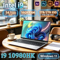 2026 Intel Core i9-10980HK Notebook Windows 11 Pro 14.1inch Laptop 16GB RAM 1TB/2TB SSD Fingerprint UnIock Office Game Laptops
