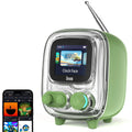 Divoom T-tiivoo-2 Mini small tv portable Radio FM with Adjustable Antenna Vintage Wireless 5.0 Bluetooth Speaker cute gift