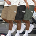 3pcs Set - Men's Shorts, Casual Loose Perfect Choice, Large Pocket Workwear Summer Five Quarter Pants Ins - View 11 | SAMAG