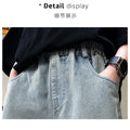 Kids Boys Graffiti Drawing Denim Shorts Elegant Children Casual Ripped Short Jeans Capris Pants 5 6 7 8 9 10 11 12 13 14 Year