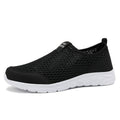 Men Casual Shoes Summer Fashion Men's Shoes Fashion Breathable Slip On Mesh Shoes Soft Comfortable Size 45
