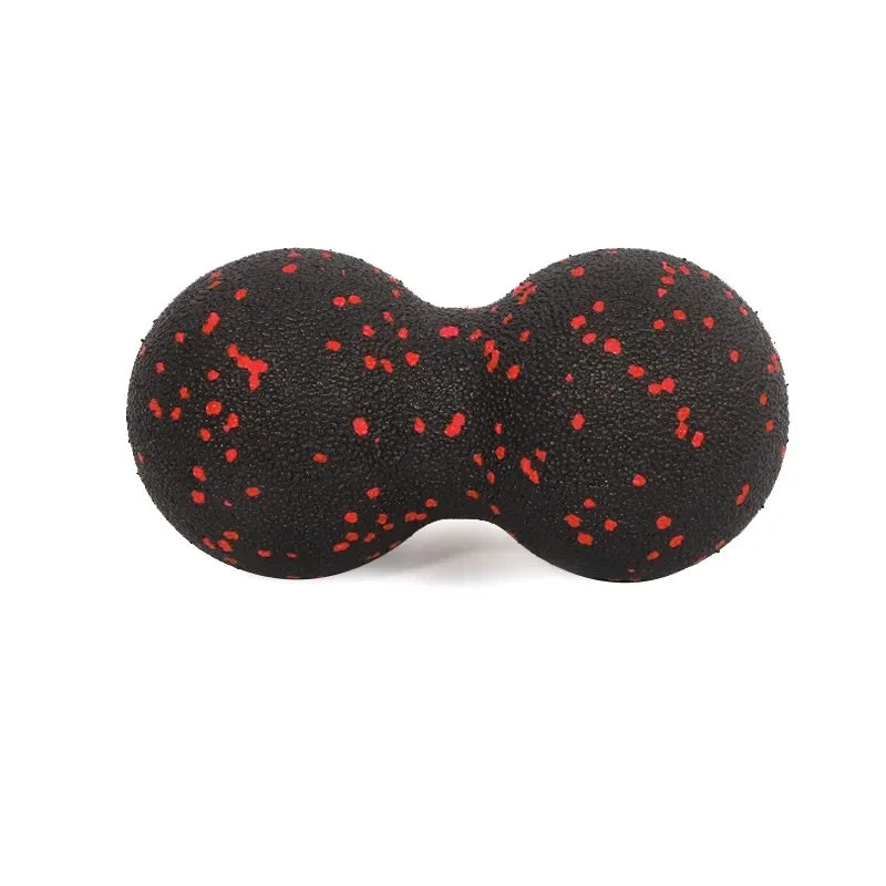 Yoga Massage Roller Ball Peanut Double Lacrosse Spiky Fasciitis Balls Back Ball For Plantar Relief Mobility Myofascial Pain