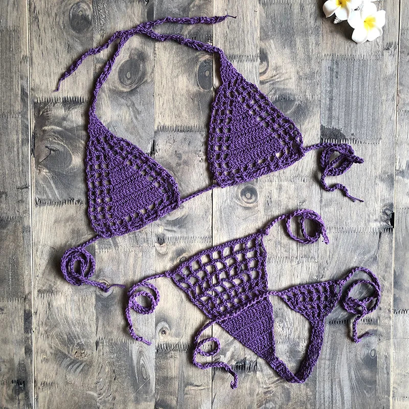 CROCHET BIKINI Mini Micro G-strings Thongs Sexy Bottom | SAMAG