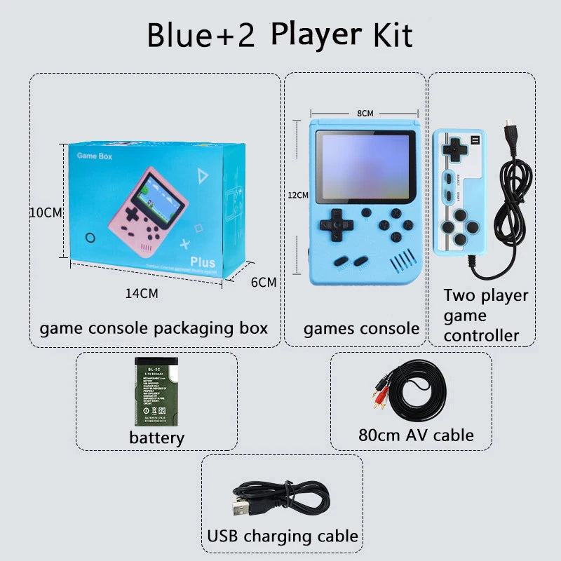 Built-in 500 Handheld Game Player 5.3-inch Handheld Classic arcade retro for Gameboy Output Emulator TV games Video Game Console