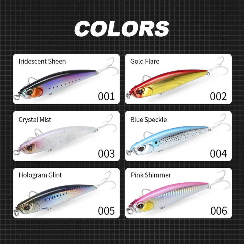 Hunthouse Shore Glide Sinking Pencil Fishing Lure 108mm | SAMAG