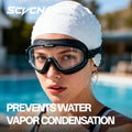 SCVCN Swim Eyewear Full Frame Clear Goggles for Swimming | SAMAG