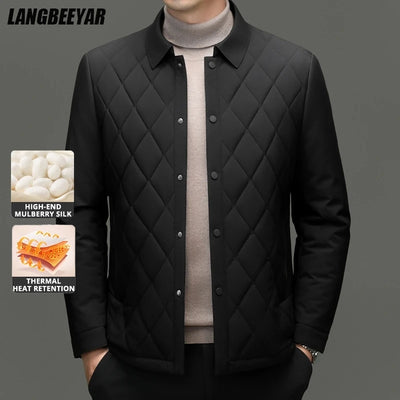 High End Mulberry Silk Lapel Collar Light New Brand | SAMAG