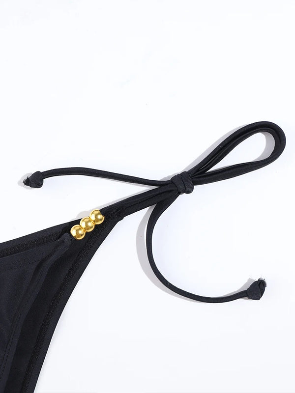 Sexy Triangle Bikini Sets Micro Thongs Swimsuit Women | SAMAG