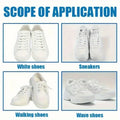 Fasilawei White Shoe Polish 100g (Sponge Brush) - Synthetic Leather Sneaker Color Restore & Care