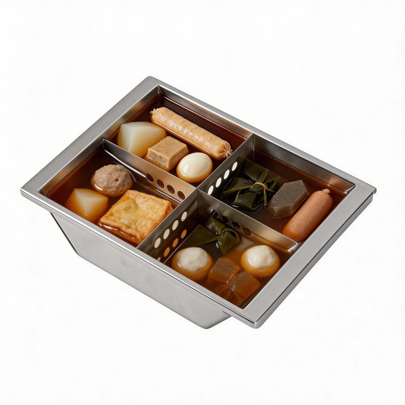 Pandatour Camping IGT Unit Oden Pot Tourism Cooker Stainless Steel Multifunctional Large Cooking Pot  Desktop hot pot Soup Pot