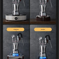 HomeWise AK-74 Portable Milk Frother Stainless Steel Milk Steamer Water Vapor Separator Drying vapour Coffee Making Milk Coffee