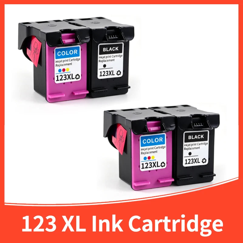 Compatible for HP 123 XL ink Cartridge for HP123 123XL for Deskjet 1110 2130 2132 2133 2134 3630 3632 3637 3638 Ink Cartridge