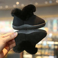 Winter Kids Baby Snow Boots First Walkers Plush Warm Soft Bottom Children Shoes