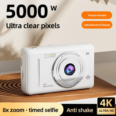 4K Digital Camera 5000W Pixel Retro CCD Portable Card | SAMAG