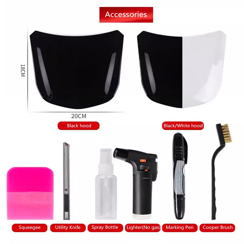 2-in-1 PPF Hydrophobic & Scratch Resistance Test Display, Car Paint Protection Film Water Beading & Anti-Scratch Demo Tool AFD-1