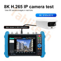 8K CCTV Tester IPC-9800CLMOVTADHS 8MP HD AHD TVI CVI SDI IP Tester 7-inch Touch Screen Monitor 8K Video Display Tester Monitor