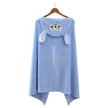 70x140CM Baby Bath Towel Coral Fleece Baby Hooded Towel Absorbent Soft Towels for Newborn Cartoon Animal Hooded Bath Blanket