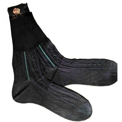 Men's Ultra-Thin Sheer Nylon Stockings Jacquard Elastic | SAMAG