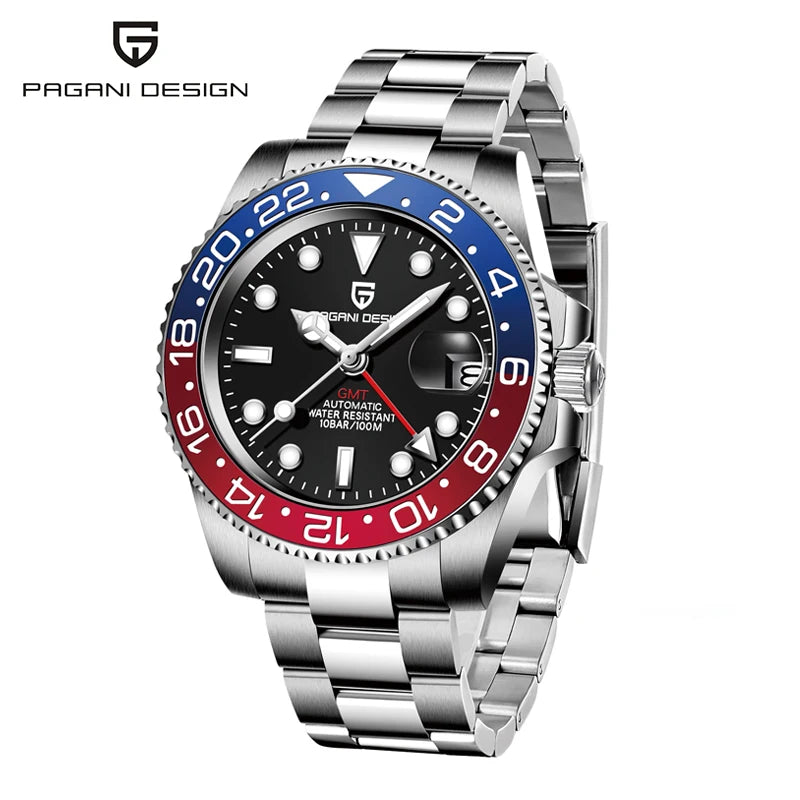 New PAGANI DESIGN Top Luxury Watch 8215 Sports Mechanical Automatic Watch Waterproof Stainless Steel Sapphire Watches for Man