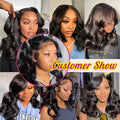 Vietnamese Super Double Drawn Human Hair Wig 13x4 Lace Front Wigs Vietnamese Raw Hair Wigs Loose Body Wave Full Thick End Wigs