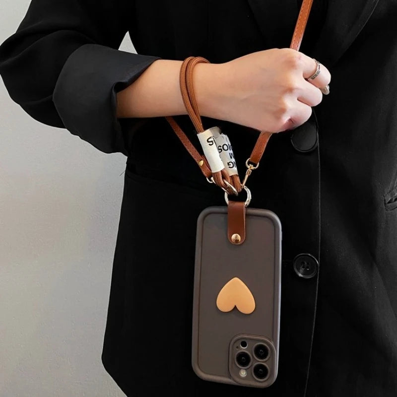 Crossbody Lanyard Wrist Strap Case for Xiaomi Redmi Note 15 15C 14 14C 13 13C 12 12C 11 10 9 8 Pro Plus 4G 5G Silicone Cover