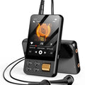 64GB Bluetooth MP3 Player,2.4' Touch Lossless MP3 W/HiFi FM Recorder,Long Battery Walkman For Student Sport,512GB Expandable