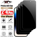 NNBILI Privacy Screen Protector For iPhone 17 Pro Max Anti-Spy Glass For iPhone 16 15 14 13 12 11 Pro Max Privacy Film iPhone 17