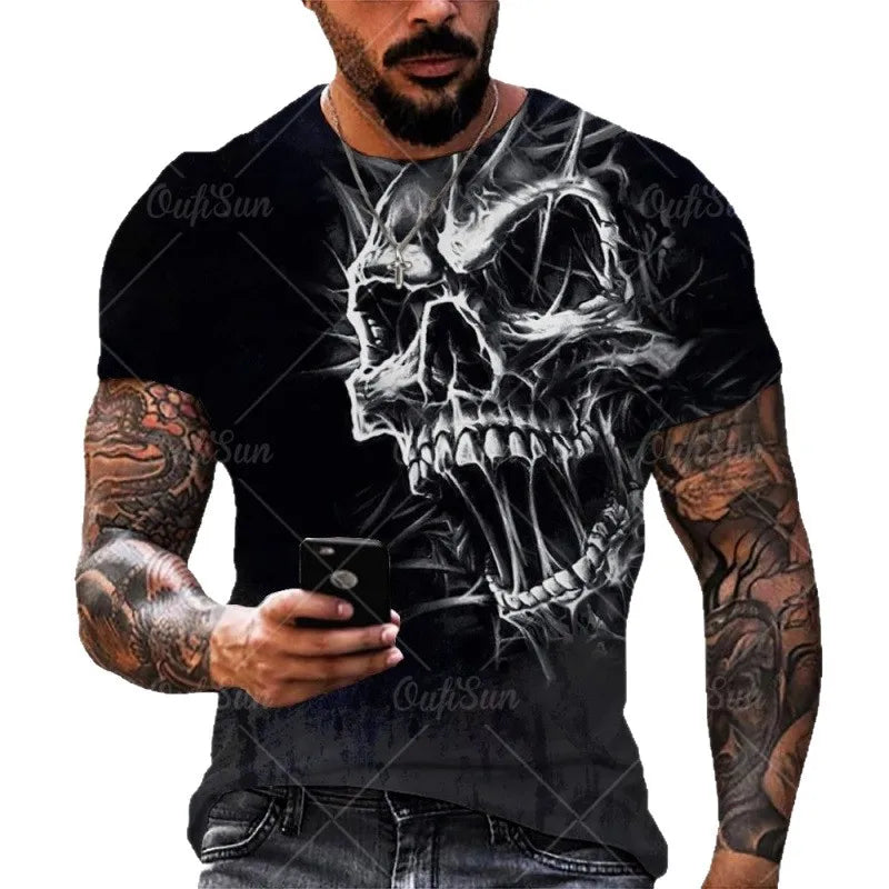 Stylish Men's Animal 3D Digital Print Cross-border | SAMAG
