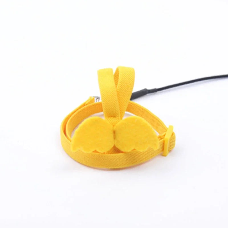 Pet Bird Harness Adjustable Parrot Harness Anti-bite Outdoor Training Flying Rope for Budgerigar Lovebird Cockatiel