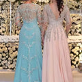 Sparkling Sequin Elegant Evening Gown Long Sleeved Beaded | SAMAG