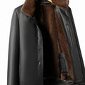 Leather Fur Jacket Men Jacket Winter Leather Coat Men Vintage Classic Leather Jackets High Quality Men