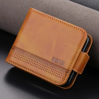 Leather Cards Solt Wallet Phone Case For Samsung Galaxy Z | SAMAG